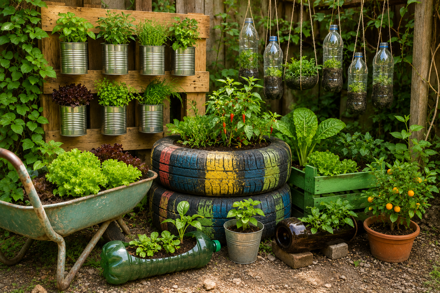 Reusing Materials in the Garden